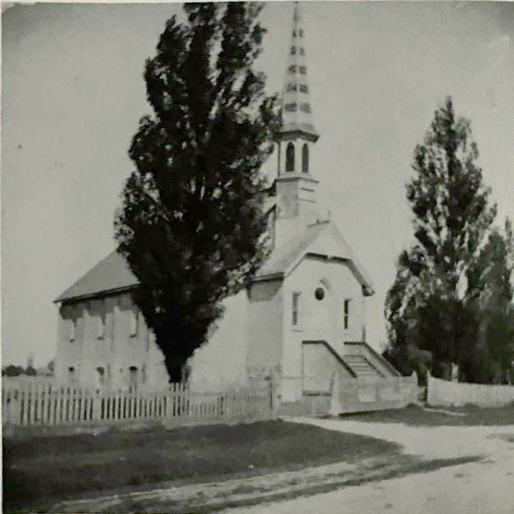 The original Christ Church built in 1889.